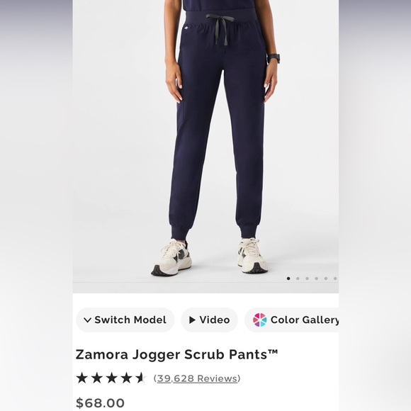 Figs Navy SET (top and bottom) - Picture 3 of 4